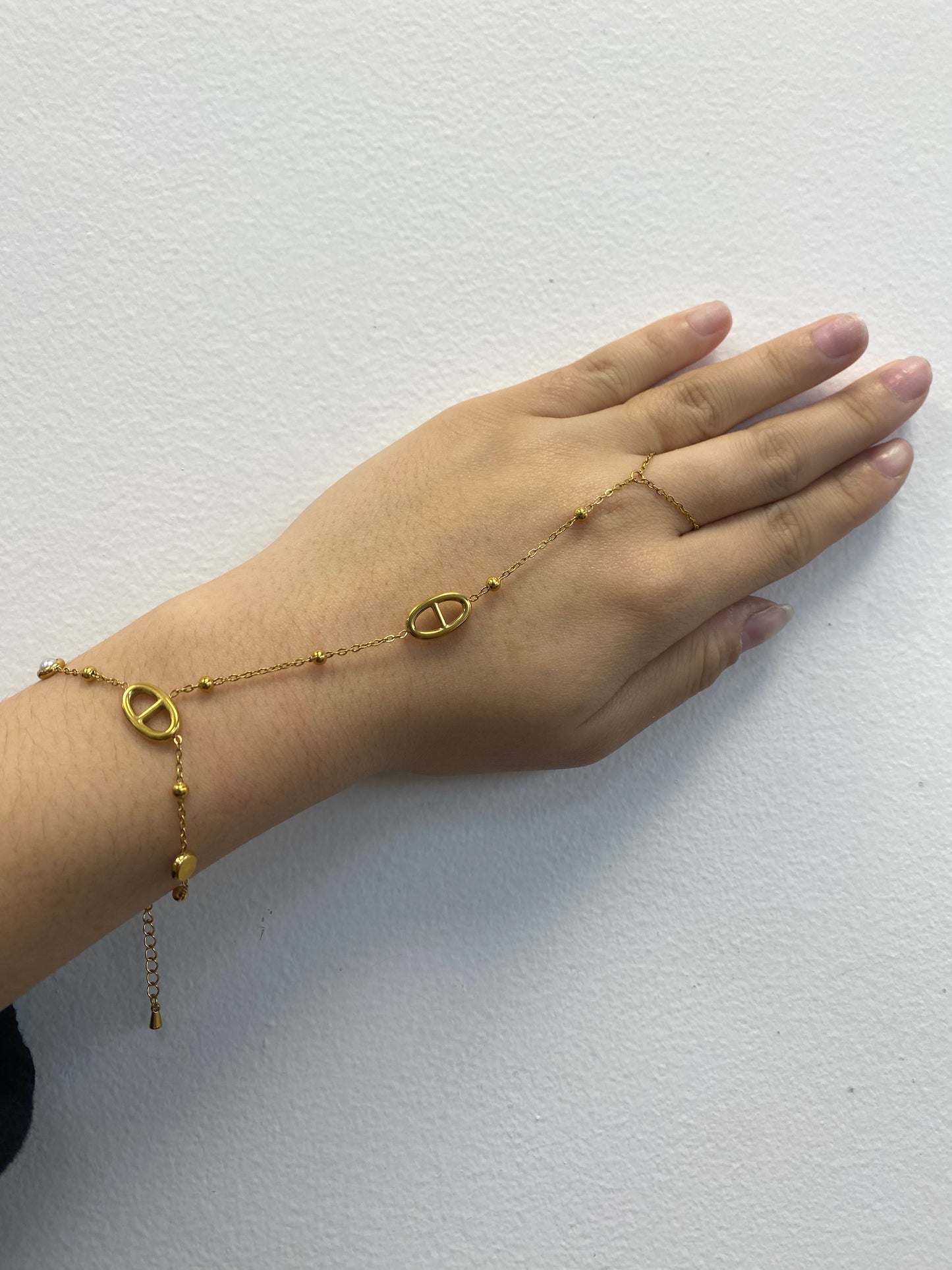 Chaîne de main maille marine